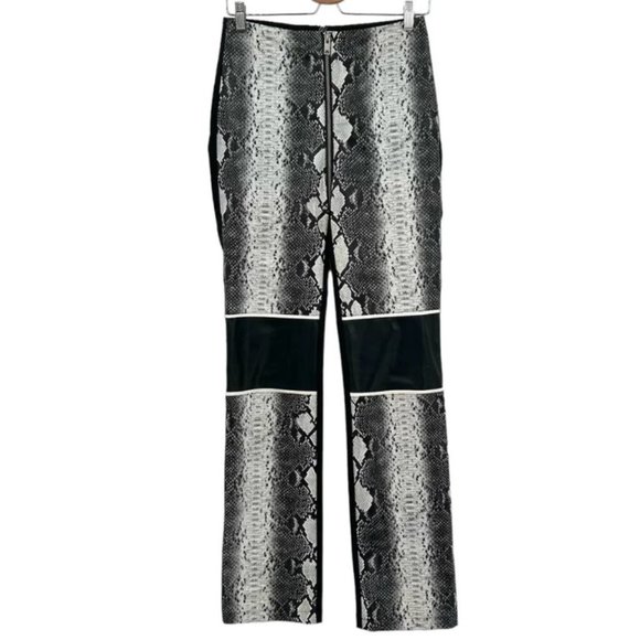 I.AM.GIA Faux Snakeskin & Leather Straight Leg 'Hendrix'' Pants - Picture 4 of 13